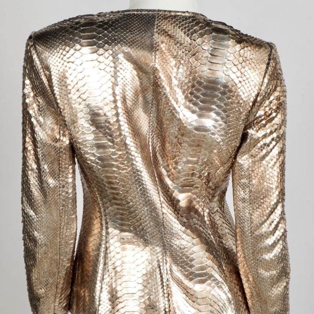 ESCADA COUTURE-Python leather jacket - Picture 10 of 11